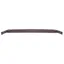 Equiline BB0417 Flat Padded Leather Browband with Stitching - Brown