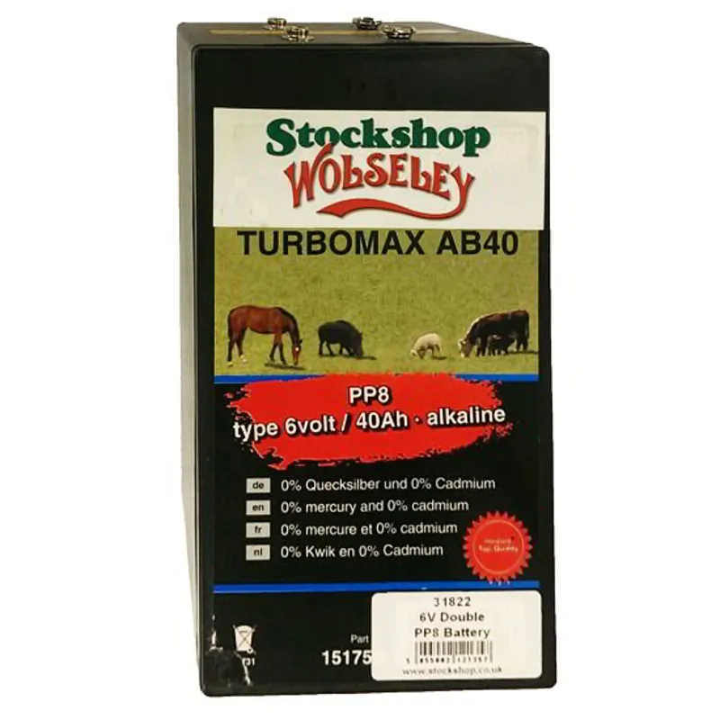 Stockshop 6V Double PP8 Dry Fencing Battery-1