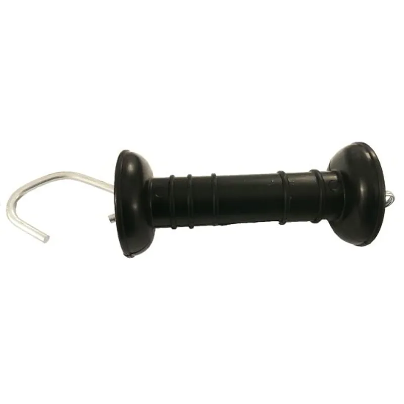 Stockshop Electric Fence Hook Gate Handle - Black-1