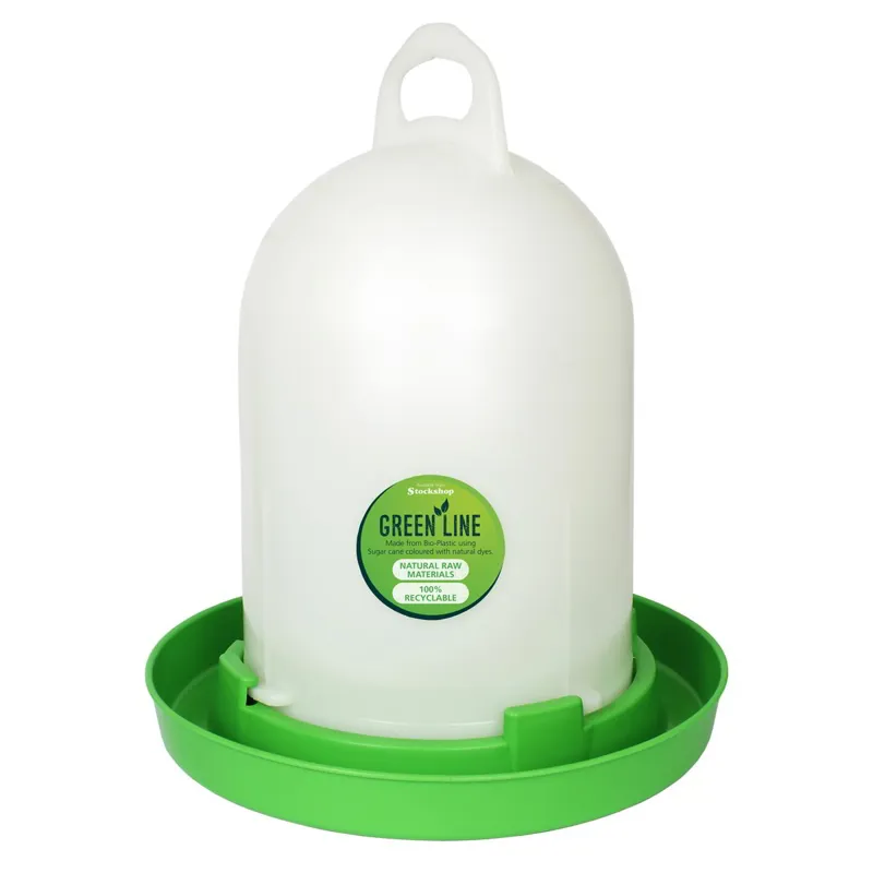 Stockshop Green Line Poultry Waterer - 5.5L
