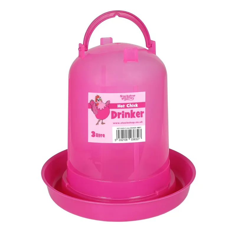 Stockshop Hot Chick Poultry Waterer - 3L