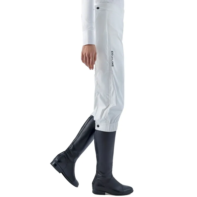 Equiline Storm Unisex Waterproof Pants - White-3