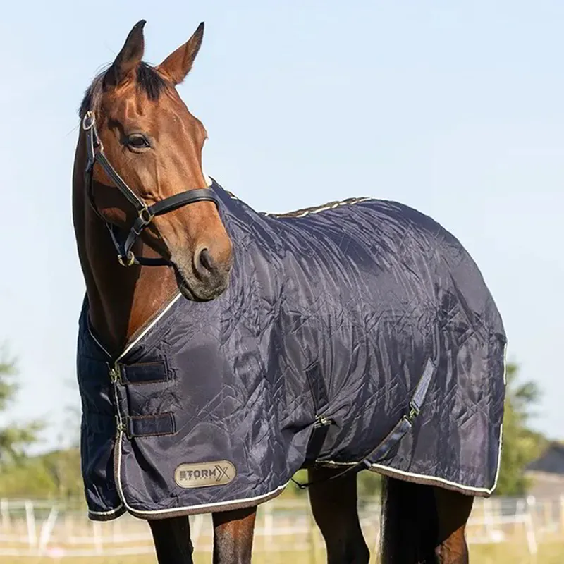StormX Original Luxury Show Sheet - Navy/Cream