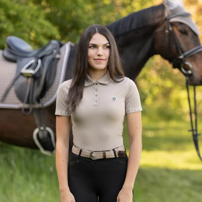 Covalliero Stretch Unisex Belt - Beige-2