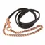 STS Heritage English Leather Lead and Chain - Black