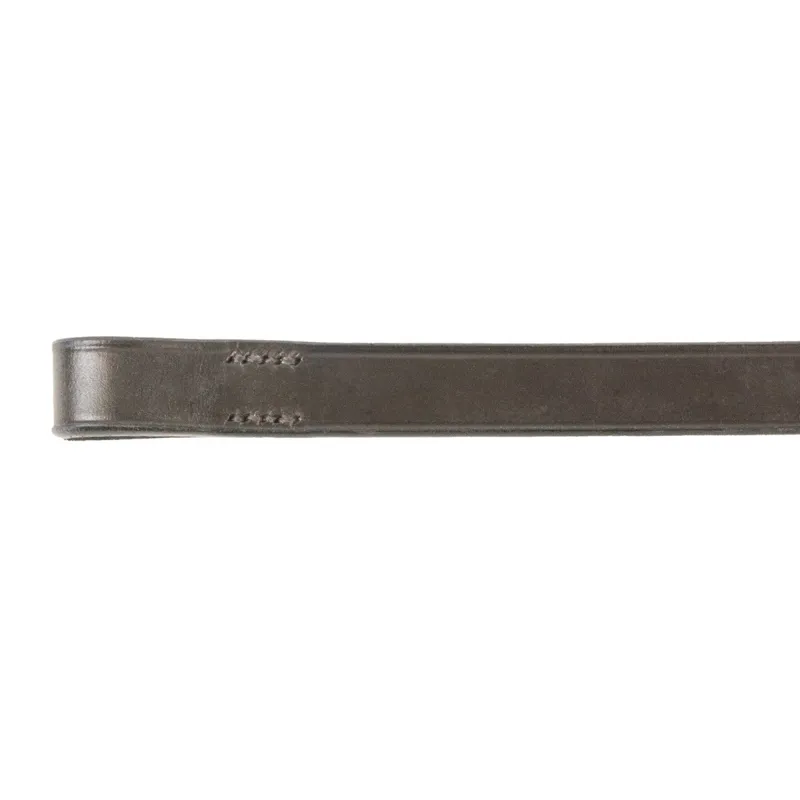 STS Plain Leather Browband - Havana-1