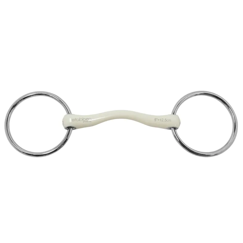 Stubben 1301 Fine Line Flex Loose Ring Snaffle Bit