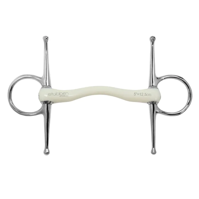 Stubben 1305 Fine Line Flex Full-Cheek Snaffle Bit
