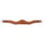 Stubben Contour Leather Girth with Elastic Ends - Cognac