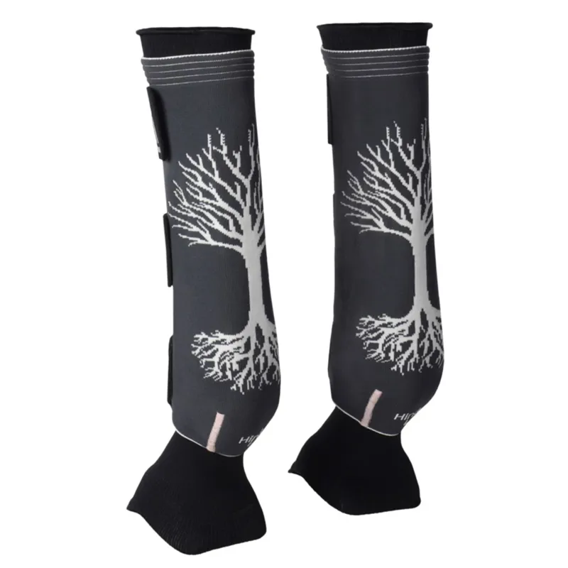 Stubben x EQUI Compress Hind Stockings Set - Grey-2