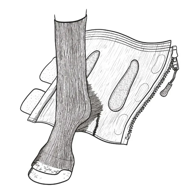 Stubben x EQUI Compress Hind Stockings Set - Grey-5