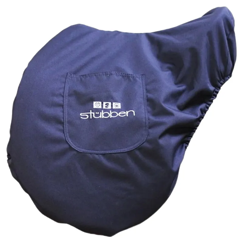 Stubben Saddle Cover with Girth Pockets - Navy