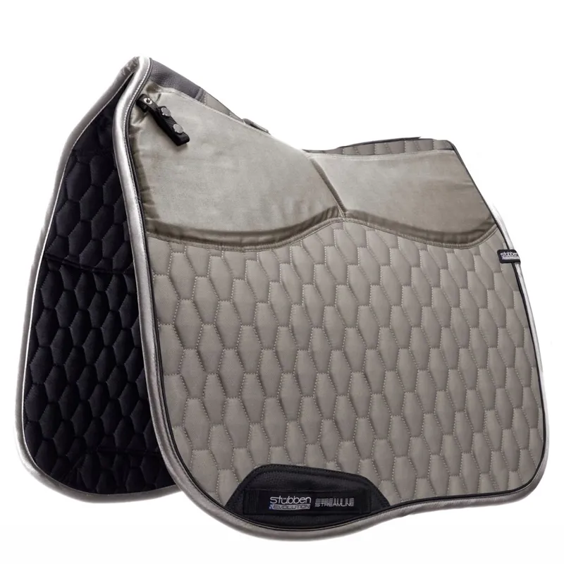 Stubben Streamline GEN2 Adjuster Dressage Saddle Pad - Grey