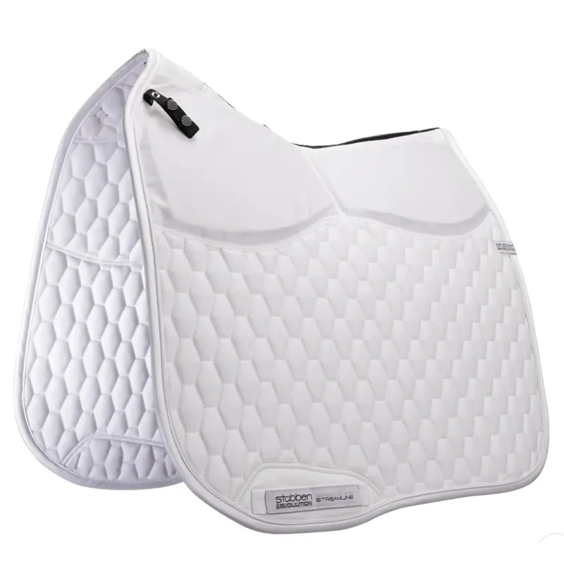 Stubben Streamline GEN2 Adjuster Dressage Saddle Pad - White