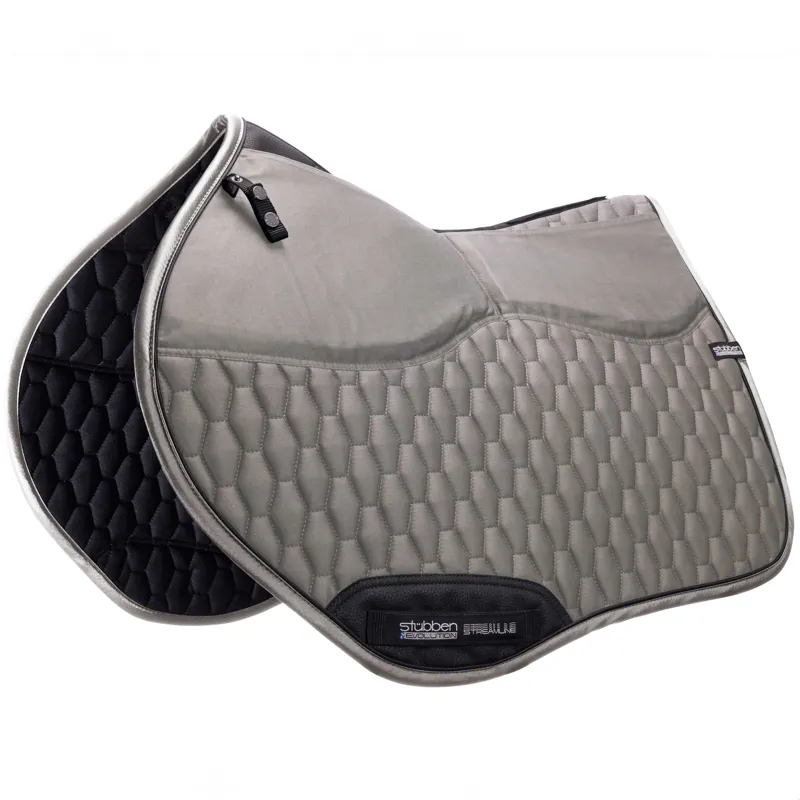 Stubben Streamline GEN2 Adjuster Jumping Saddle Pad - Grey