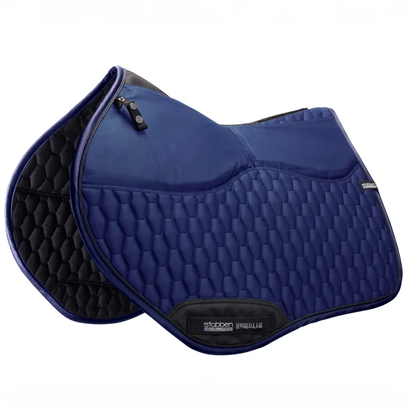 Stubben Streamline GEN2 Adjuster Jumping Saddle Pad - Blue