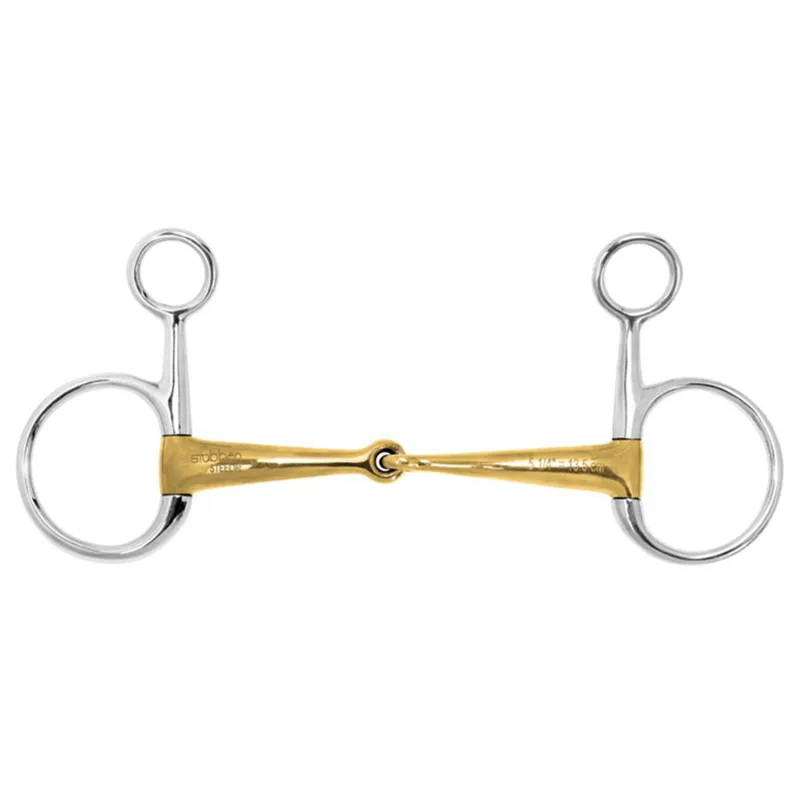 Stubben Sweet Copper Single Jointed Baucher Hanging Cheek Bit
