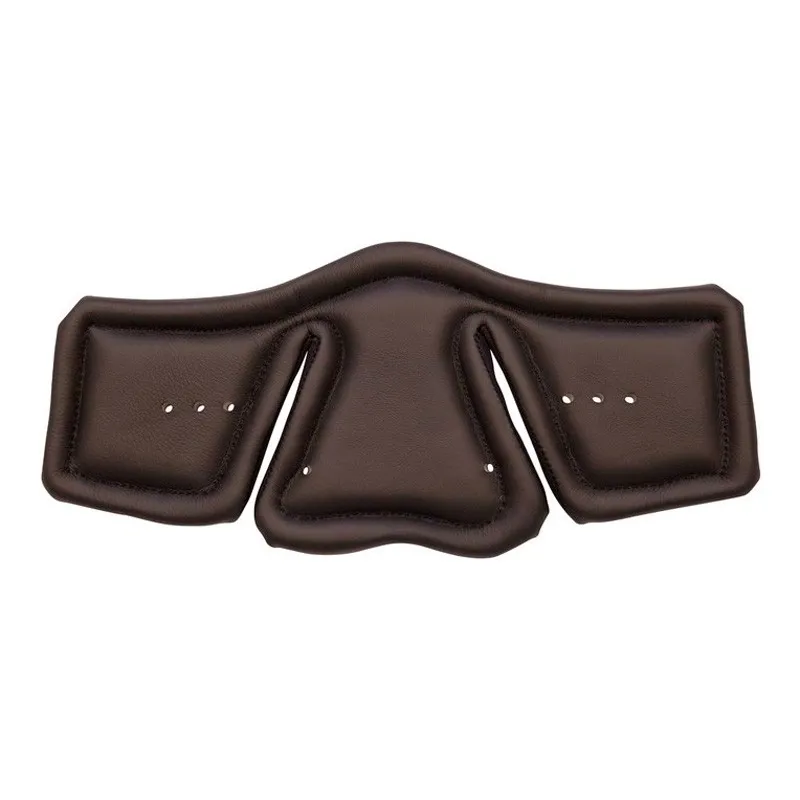 Stubben Equi-Soft Vachette Leather Girth Pad - Ebony Brown-1