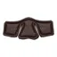 Stubben Equi-Soft Vachette Leather Girth Pad - Ebony Brown