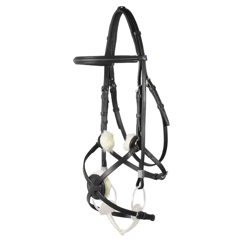 Stubben Leitrim Slide/Lock Figure 8 2305 Bridle - Black