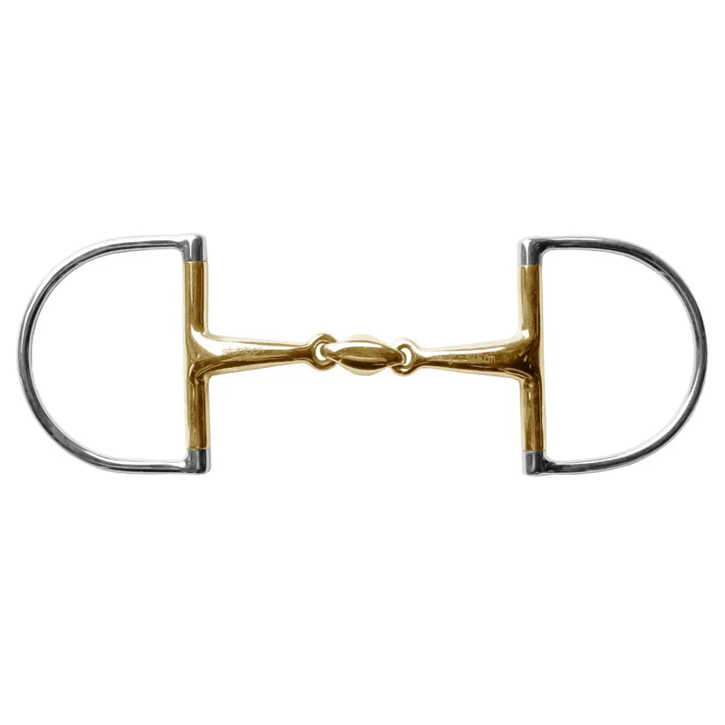 Stubben Sweet Copper D-Ring Double Jointed Lozenge Bit