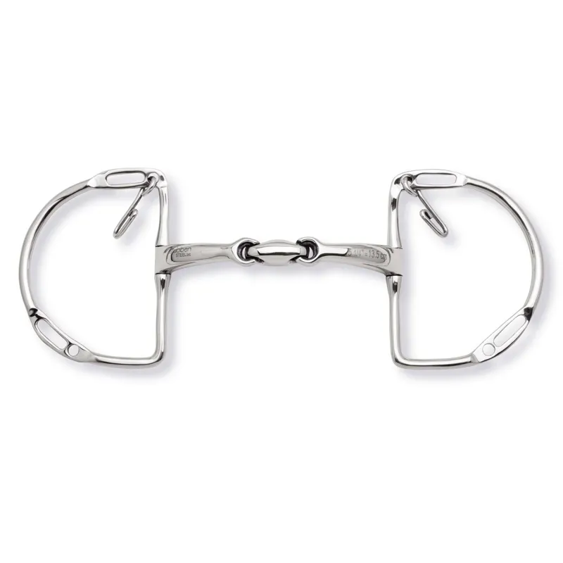Stubben Easy Control German D-Ring Double Jointed Lozenge Bit
