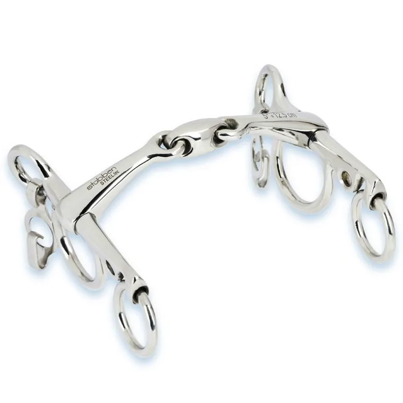 Stubben Easy Control Pelham Double Jointed Bit-1
