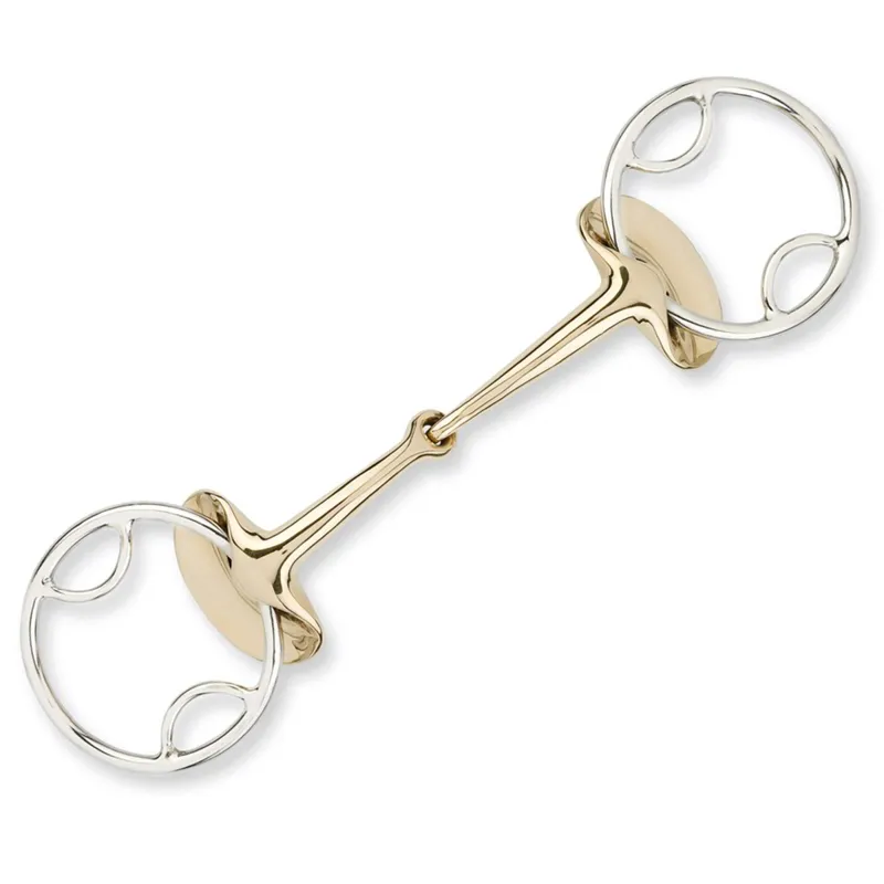 Stubben Golden Wings 4 in 1 Loop Ring Bevel Single Jointed Bit