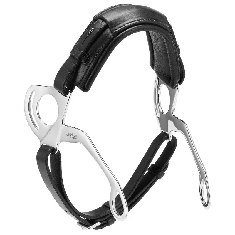 Stubben English Hackamore - Black-1