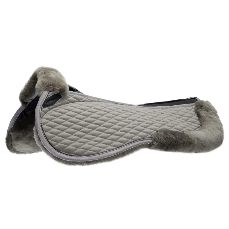 Stubben Streamline 3Spine Lambswool Half Pad - Grey-1