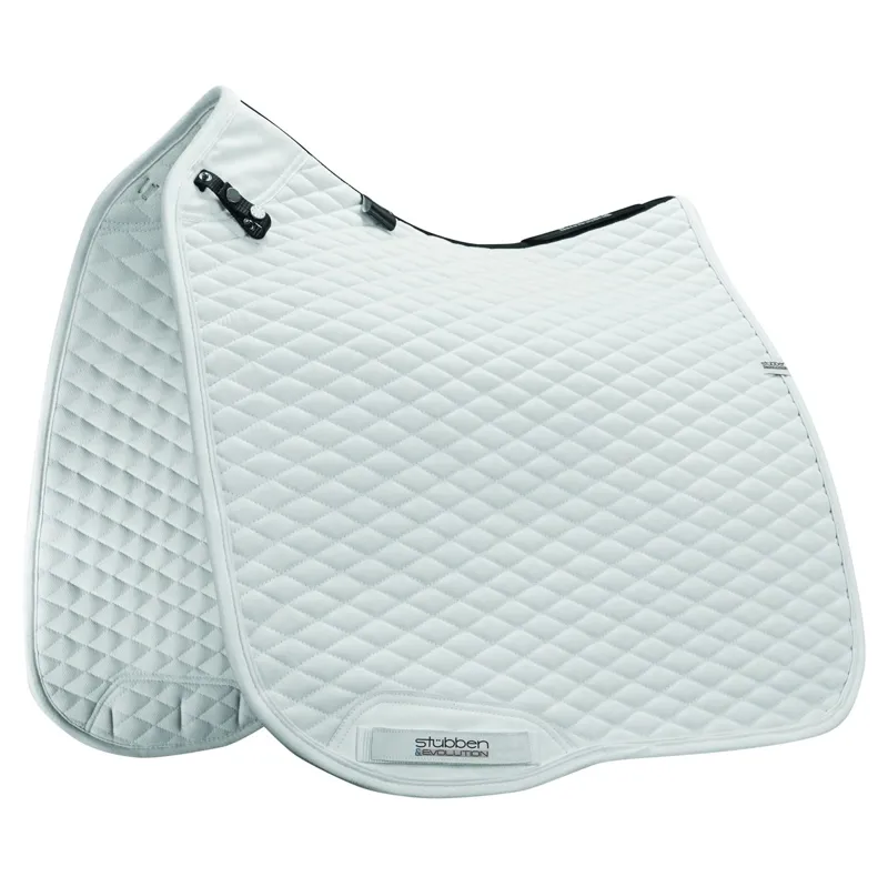 Stubben Streamline 3Spine Dressage Saddle Pad - White