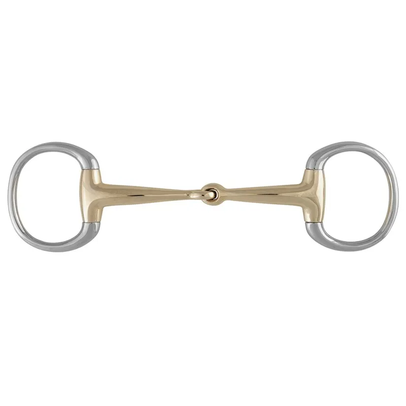 Stubben Sweet Copper Single Jointed Eggbutt Bradoon Bit