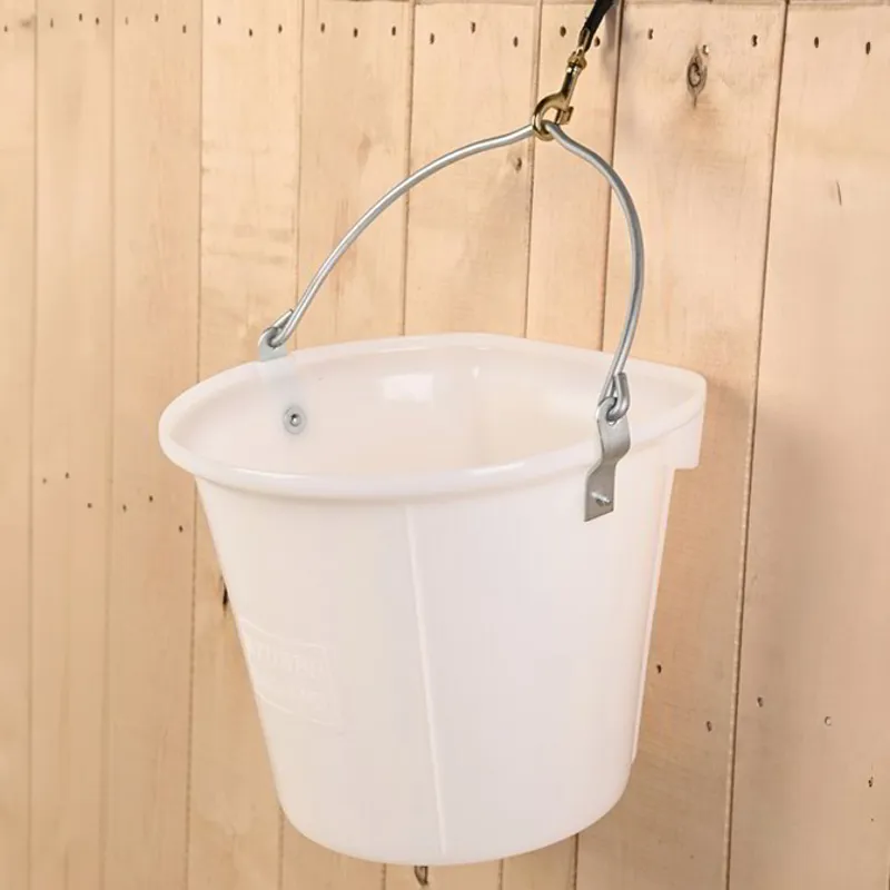 Stubbs Flat Sided Hanging Bucket - White-1