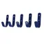 Stubbs General Purpose Hook Set 5 Pack - Royal Blue