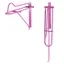 Stubbs Folding Saddle Rack - Pink