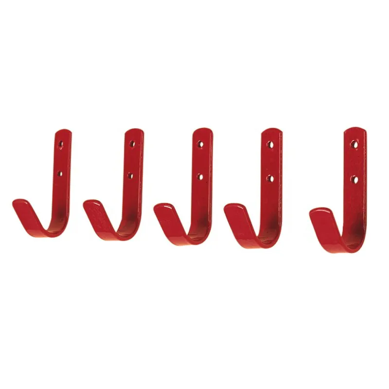 Stubbs General Purpose Hook Set 5 Pack - Red