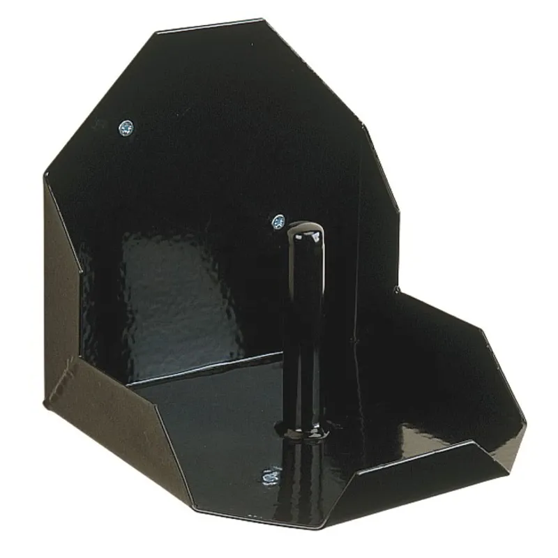 Stubbs Round Salt Lick Holder In Black