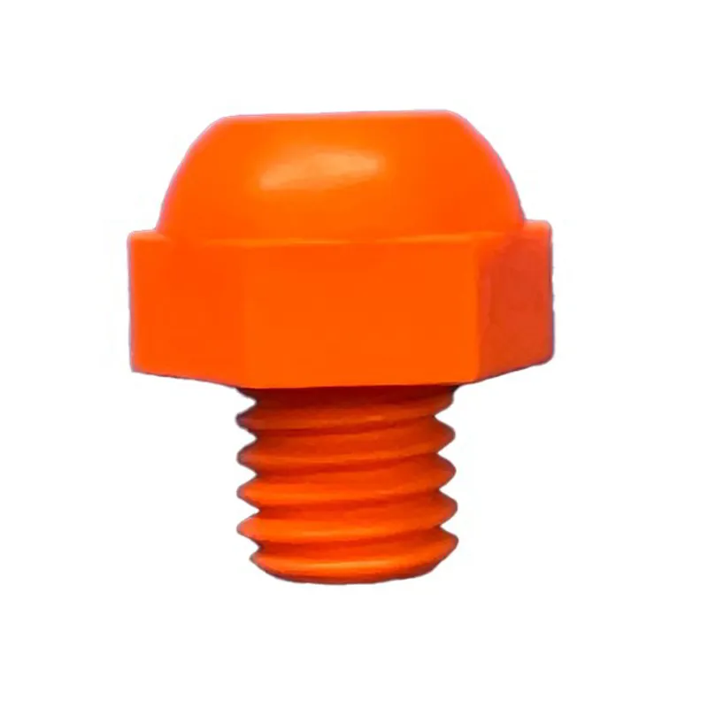 StudFast Patented Polymer Flat Dome Studs - Orange