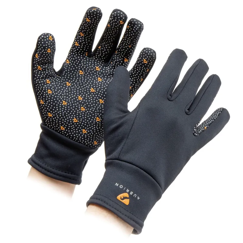 Aubrion Patterson Thermo Adult Riding Gloves - Black