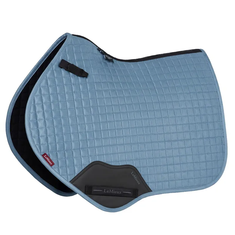 LeMieux Suede Close Contact Saddle Pad - Ice Blue
