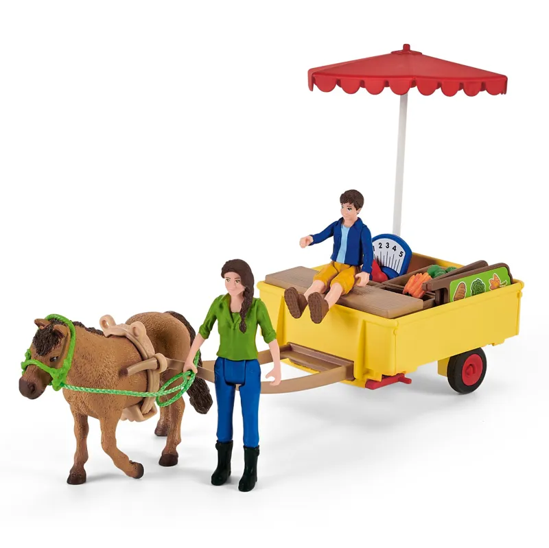Schleich Sunny Day Mobile Farm Stand Toy Set-3