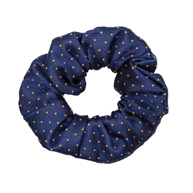 Supreme Products Show Scrunchie - Navy/Gold Spot-1
