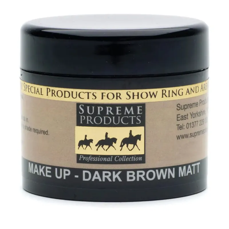 Supreme Products Matte Makeup - Dark Brown