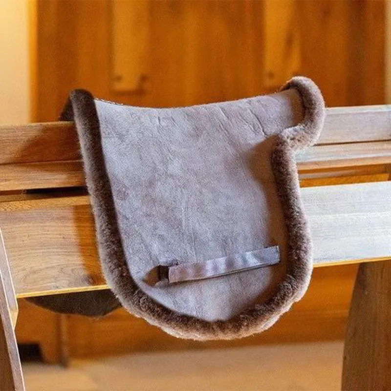 Supreme Products Sheepskin Saddle Pad - Brown