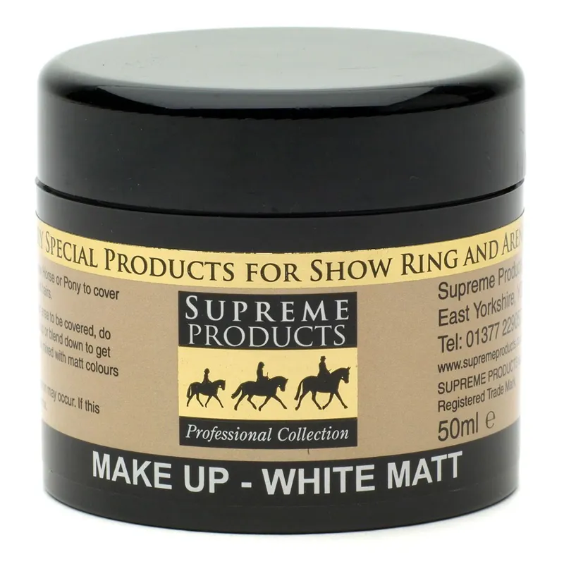 Supreme Products Matte Makeup - White