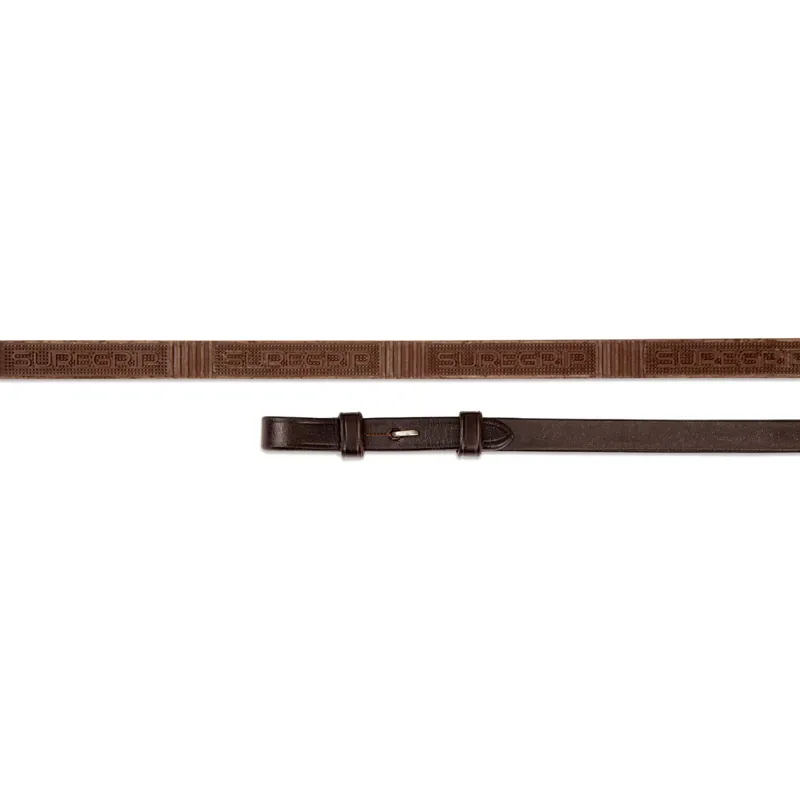 Velociti RAPIDA Pro Suregrip Rubber Reins - Havana