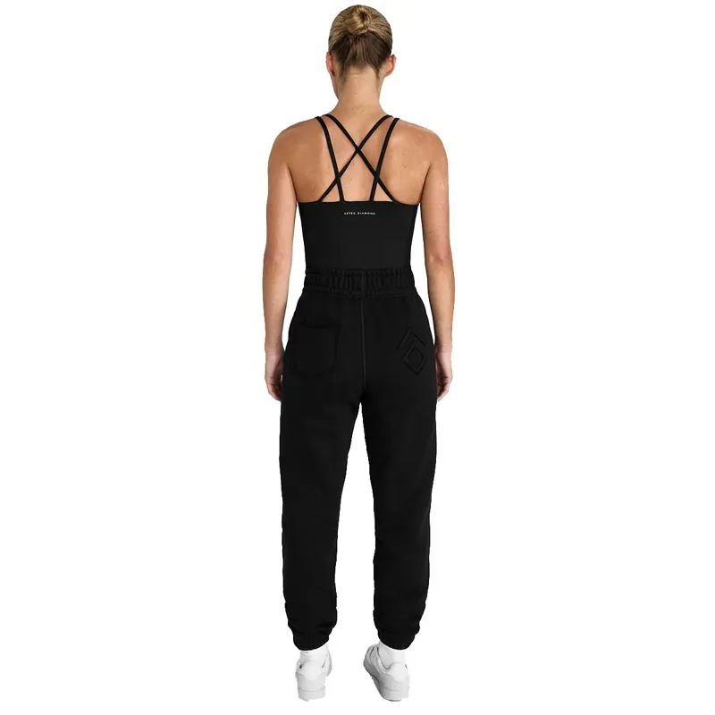 Aztec Diamond Premium Womens Sweatpants - Black-3