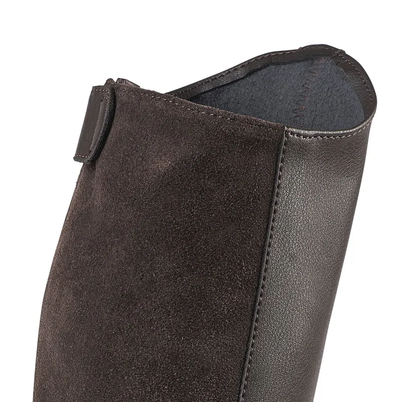 Moretta Synthetic Junior Half Chaps - Brown-10