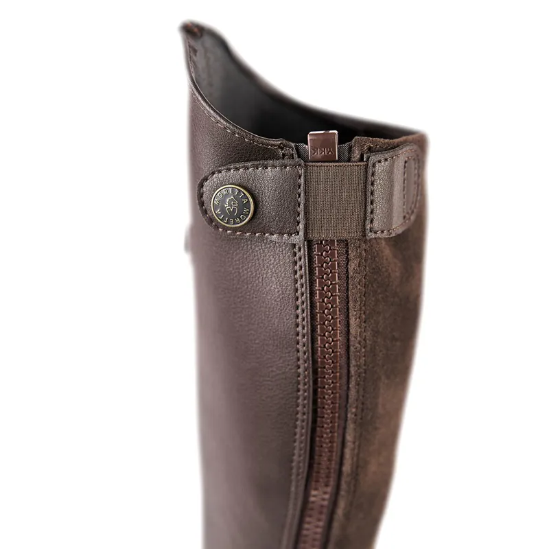 Moretta Synthetic Junior Half Chaps - Brown-9