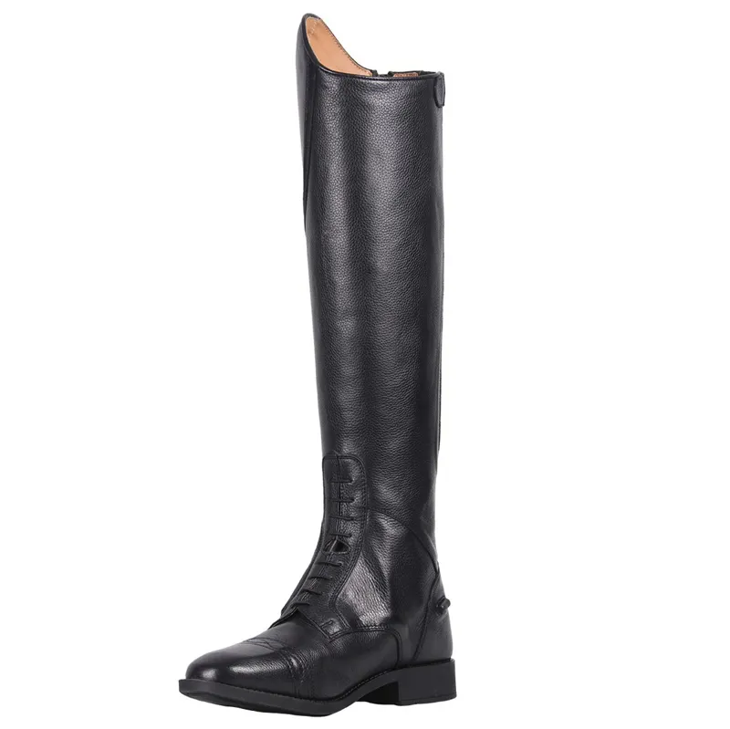 QHP Tamar Junior Tall Riding Boots - Standard Calf - Black-1